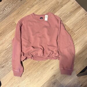 GAP Women's Dusty Rose Crew Neck Sweater